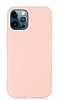 Eiroo Lansman iPhone 12 Pro Max 6.7 in Pembe Silikon Klf