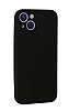Eiroo Lansman iPhone 13 Mini Kamera Korumal Siyah Silikon Klf - Resim: 3