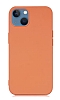 Eiroo Lansman iPhone 13 Mini 5.4 in Turuncu Silikon Klf
