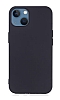 Eiroo Lansman iPhone 13 Mini 5.4 in Siyah Silikon Klf