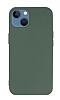 Eiroo Lansman iPhone 13 Mini 5.4 in Koyu Yeil Silikon Klf