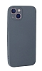 Eiroo Lansman iPhone 13 Mini Kamera Korumal Gri Silikon Klf - Resim 2