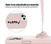 Eiroo Lansman iPhone 13 Pro Ak Pembe Silikon Klf - Resim: 3