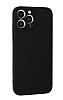 Eiroo Lansman iPhone 13 Pro Max Kamera Korumal Siyah Silikon Klf - Resim 2