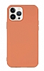 Eiroo Lansman iPhone 13 Pro Max Turuncu Silikon Klf