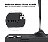 Eiroo Lansman iPhone 13 Pro Siyah Silikon Kılıf - Resim: 3