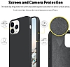 Eiroo Lansman iPhone 13 Pro Siyah Silikon Kılıf - Resim: 4