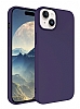 Eiroo Lansman iPhone 15 Plus Derin Mor Silikon Klf