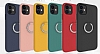 Eiroo Lansman iPhone 6 Plus / 6S Plus Selfie Yzkl Mor Silikon Klf - Resim: 4