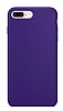 Eiroo Lansman iPhone 7 Plus / 8 Plus Mor Silikon Klf