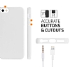 Eiroo Lansman iPhone SE / 5 / 5S Turuncu Silikon Klf - Resim: 1