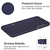 Eiroo Lansman iPhone XS Max Siyah Silikon Klf - Resim: 3