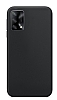 Eiroo Lansman Oppo A74 Siyah Silikon Klf