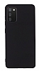 Eiroo Lansman Samsung Galaxy A02s Siyah Silikon Klf