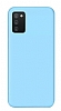 Eiroo Lansman Samsung Galaxy A02s Mavi Silikon Klf