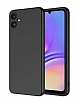 Eiroo Lansman Samsung Galaxy A05 Siyah Silikon Klf