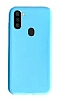 Eiroo Lansman Samsung Galaxy A11 / M11 Mavi Silikon Klf