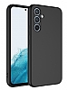 Eiroo Lansman Samsung Galaxy A14 Kamera Korumal Siyah Silikon Klf