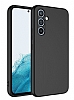 Eiroo Lansman Samsung Galaxy A24 4G Kamera Korumal Siyah Silikon Klf