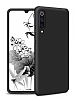 Eiroo Lansman Samsung Galaxy A70 Siyah Silikon Klf