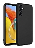 Eiroo Lansman Samsung Galaxy M14 Kamera Korumal Siyah Silikon Klf