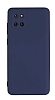 Eiroo Lansman Samsung Galaxy Note 10 Lite Kamera Korumal Lacivert Silikon Klf