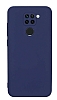 Eiroo Lansman Xiaomi Redmi Note 9 Kamera Korumal Lacivert Silikon Klf