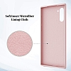 Eiroo Lansman Samsung Galaxy Note 10 Lacivert Silikon Klf - Resim 2
