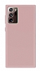 Eiroo Lansman Samsung Galaxy Note 20 Pembe Silikon Klf