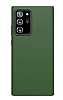 Eiroo Lansman Samsung Galaxy Note 20 Ultra Koyu Yeil Silikon Klf