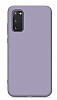 Eiroo Lansman Samsung Galaxy S20 FE Lila Silikon Klf