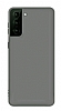 Eiroo Lansman Samsung Galaxy S21 FE Gri Silikon Klf