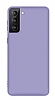 Eiroo Lansman Samsung Galaxy S21 FE Lila Silikon Klf
