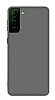 Eiroo Lansman Samsung Galaxy S21 Plus Gri Silikon Klf