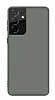 Eiroo Lansman Samsung Galaxy S21 Ultra Gri Silikon Klf