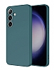 Eiroo Lansman Samsung Galaxy S24 Plus Yeil Silikon Klf