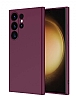 Eiroo Lansman Samsung Galaxy S24 Ultra Mor Silikon Klf