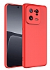 Eiroo Lansman Xiaomi 13 Pro Krmz Silikon Klf
