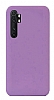 Eiroo Lansman Xiaomi Mi Note 10 Lite Mor Silikon Klf