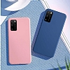 Eiroo Lansman Xiaomi Poco M3 Mavi Silikon Klf - Resim: 2