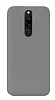 Eiroo Lansman Xiaomi Redmi 8 Gri Silikon Klf