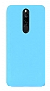 Eiroo Lansman Xiaomi Redmi 8 Mavi Silikon Klf