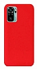 Eiroo Lansman Xiaomi Redmi Note 10 Krmz Silikon Klf