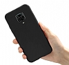 Eiroo Lansman Xiaomi Redmi Note 9 Pro Mavi Silikon Klf - Resim: 1