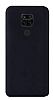 Eiroo Lansman Xiaomi Redmi Note 9 Siyah Silikon Klf