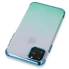 Eiroo Laser Gradient iPhone 11 Pro Siyah Silikon Klf - Resim 1