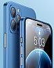 Eiroo Led iPhone 11 360 Rubber Cam Mavi Klf - Resim: 7