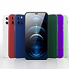 Eiroo Led iPhone 12 Pro 360 Rubber Cam Mavi Klf - Resim: 10