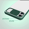 Eiroo Lens Series Xiaomi Poco F3 Yeil Silikon Klf - Resim: 5