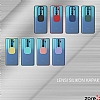 Eiroo Lens Series Xiaomi Redmi Note 8 Pro Turkuaz Silikon Klf - Resim: 1